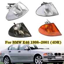Car Front 63136902765 Left Turn Signal Indicator Corner Light Housing Without Bulb Fit For BMW 3 Series E46 Sedan 1999 2000 2001