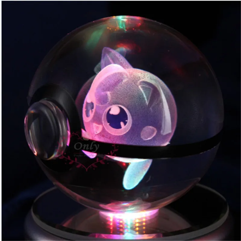 Аниме Pokemon Ball 3d светодиодный хрустальный шар Pikachu экшн-фигурка Night светильник для детей цвета RGB Декор для комнаты настольная лампа Рождественский подарок
Аниме Pokemon Ball 3d светодиодный хрустальный шар Pikachu экшн-фигурка Night светильник для детей цвета RGB Декор для комнаты настольная лампа Рождественский подарок
