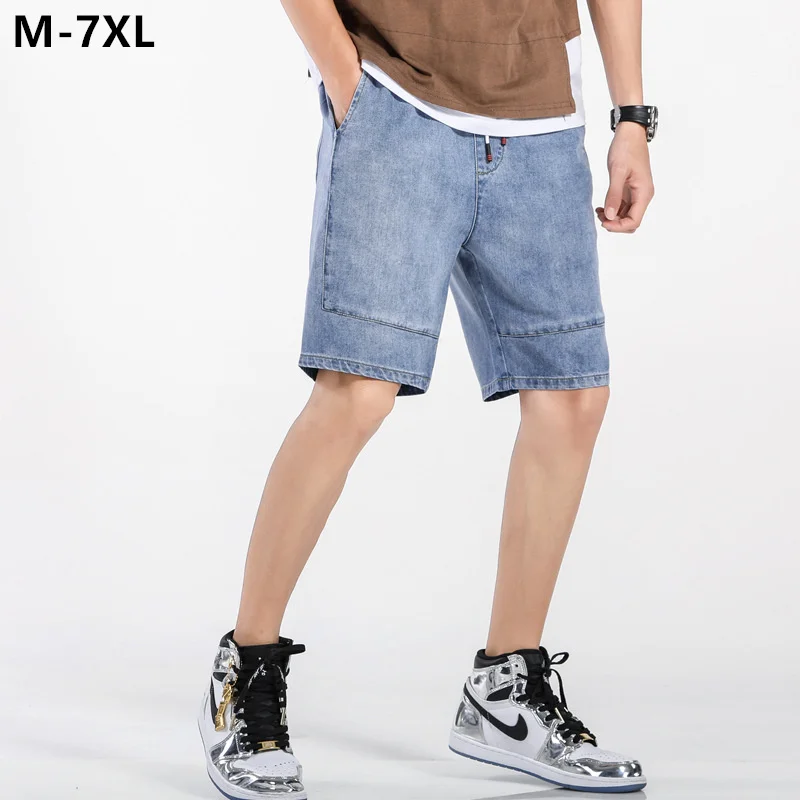 Boys Jeans Oversized Thin Loose 7XL 6XL Half Trousers Men Plus Size 5XL XXXXL High Elastic Waist Blue Summer Denim Male Shorts
Boys Jeans Oversized Thin Loose 7XL 6XL Half Trousers Men Plus Size 5XL XXXXL High Elastic Waist Blue Summer Denim Male Shorts