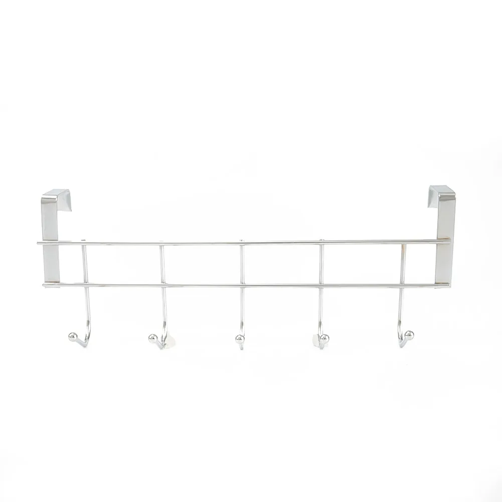 5 Hooks Over The Door Hooks Home Bathroom Organizer Rack Clothe Towel Hanger Kitchen Punch-free Cabinet Storage Rack
5 Hooks Over The Door Hooks Home Bathroom Organizer Rack Clothe Towel Hanger Kitchen Punch-free Cabinet Storage Rack