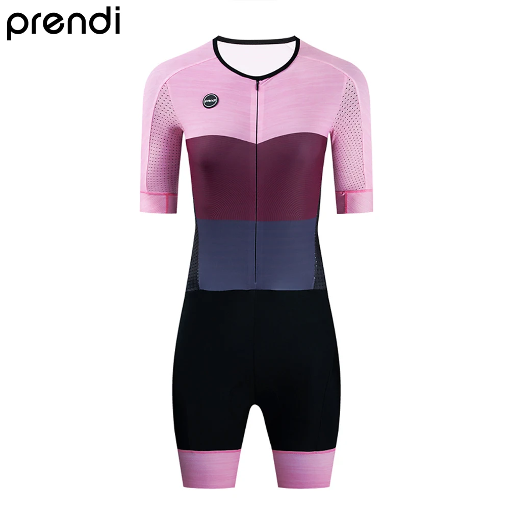 PRENDI 2022 New Women One Piece Cycling Suit Short Sleeve Summer Bicycle Clothing Breathable Female Outdoor Sport Bike Skinsuit
PRENDI 2022 New Women One Piece Cycling Suit Short Sleeve Summer Bicycle Clothing Breathable Female Outdoor Sport Bike Skinsuit