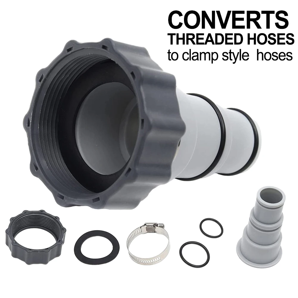 Adapter Hose Adapter 2500 Easy To Install Easy To Use For Intex 4000 More Watertight Threaded Hose With O-rings
Adapter Hose Adapter 2500 Easy To Install Easy To Use For Intex 4000 More Watertight Threaded Hose With O-rings