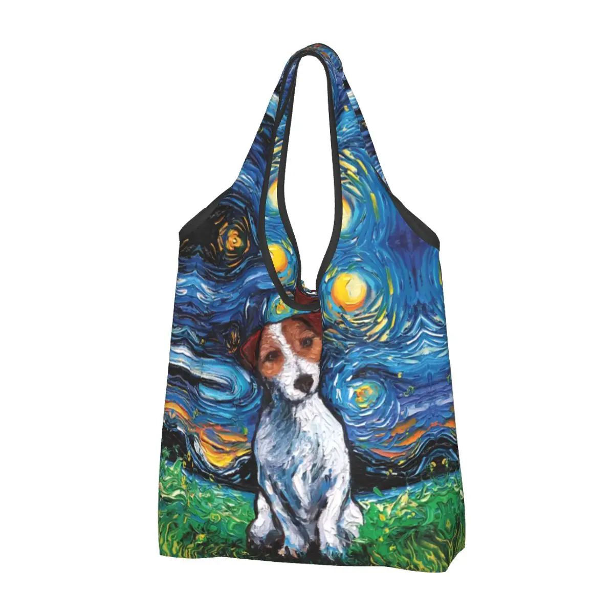 Jack Russell Terrier Pop Art Grocery Shopping Bag Kawaii Shopper Tote Shoulder Bags Large Capacity Portable Dog Lover Handbag
Jack Russell Terrier Pop Art Grocery Shopping Bag Kawaii Shopper Tote Shoulder Bags Large Capacity Portable Dog Lover Handbag