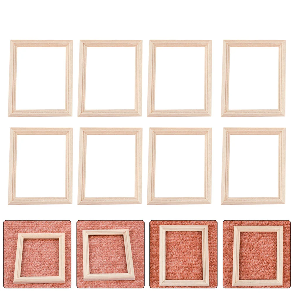 Frame Photomini Picture Miniature Furniture House Wooden Diy Vintage Wall Model Frames Decorative Accessory
Frame Photomini Picture Miniature Furniture House Wooden Diy Vintage Wall Model Frames Decorative Accessory