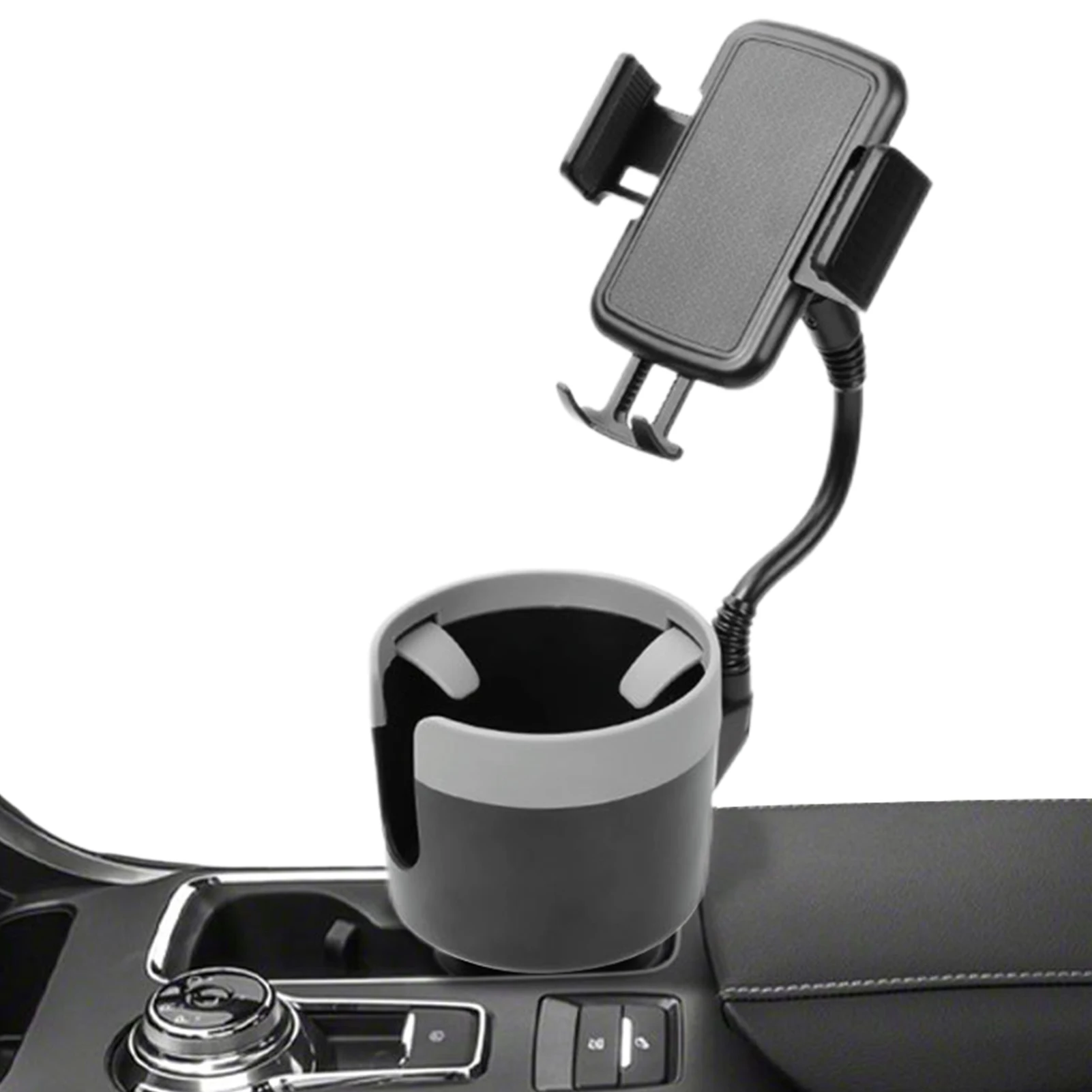 2-in-1 Car Cup Holder Phone Holder Mount Universal Cup Phone Holder With Adjustable Base Sturdy Car Drink Holder For Coffee
2-in-1 Car Cup Holder Phone Holder Mount Universal Cup Phone Holder With Adjustable Base Sturdy Car Drink Holder For Coffee