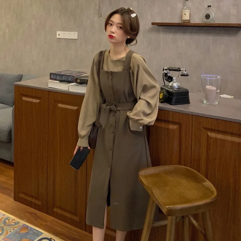 Fashion Suit 2022 Spring and Autumn New Women's Dress French Retro Age Reducing Suspender Skirt Waist Closing Thin Skirt
Fashion Suit 2022 Spring and Autumn New Women's Dress French Retro Age Reducing Suspender Skirt Waist Closing Thin Skirt