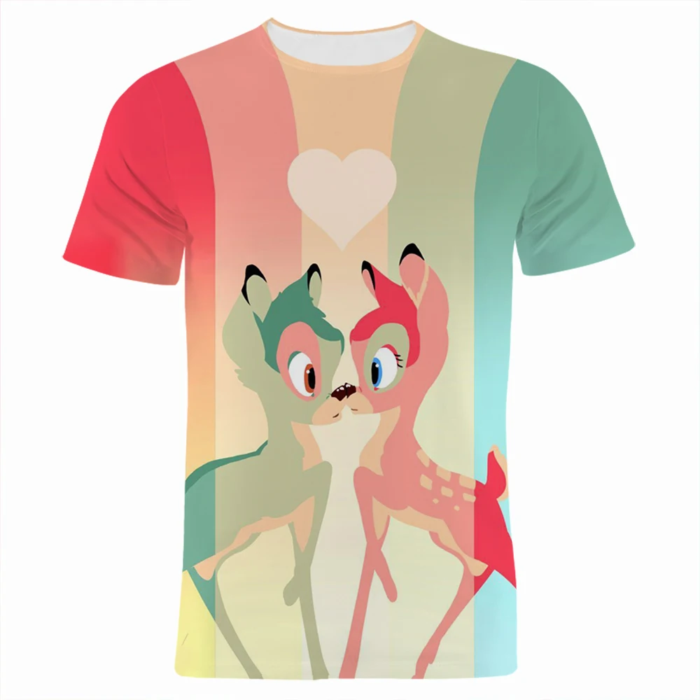 Футболка детская летняя с 3D-принтом из мультфильма «Бэмби»
Футболка детская летняя с 3D-принтом из мультфильма «Бэмби»