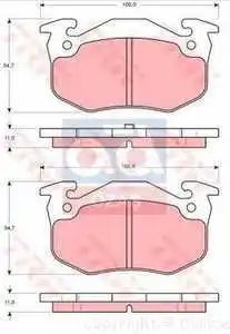 

Store code: GDB1305 for brake pad rear PT-106-205-206-306