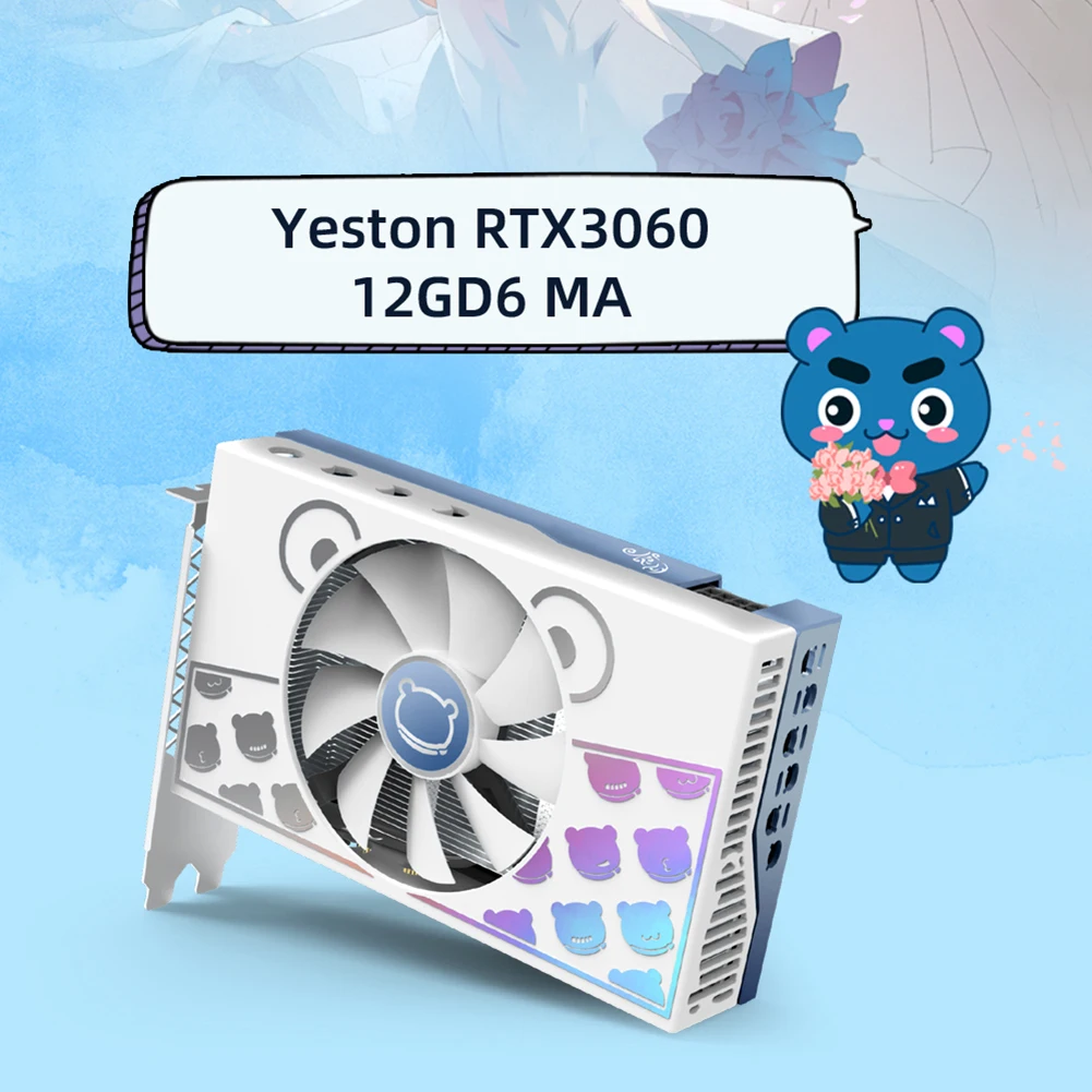 Игровая видеокарта RTX3060, видеокарта 12 Гб/192 бит/GDDR6, металлическая задняя плата PCI-Express X16 4.0, видеокарта
Игровая видеокарта RTX3060, видеокарта 12 Гб/192 бит/GDDR6, металлическая задняя плата PCI-Express X16 4.0, видеокарта