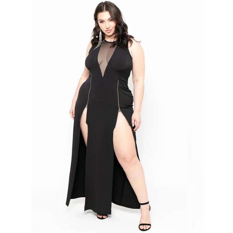 XL-5XL Plus Size Elegant Women Party Dress 2022 Spring Summer Sexy Sleeveless Sexy Split Maxi Dress Female Clothing Big Size 4XL
XL-5XL Plus Size Elegant Women Party Dress 2022 Spring Summer Sexy Sleeveless Sexy Split Maxi Dress Female Clothing Big Size 4XL