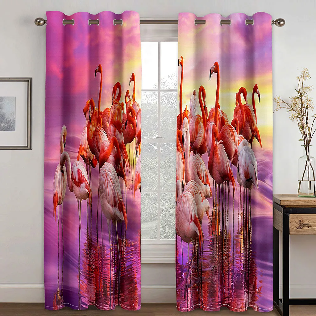 Home Living Room Shade Decoration Curtain Home Textile Decoration Bedroom Curtains Pink Flamingo Pattern 3D Printing
Home Living Room Shade Decoration Curtain Home Textile Decoration Bedroom Curtains Pink Flamingo Pattern 3D Printing
