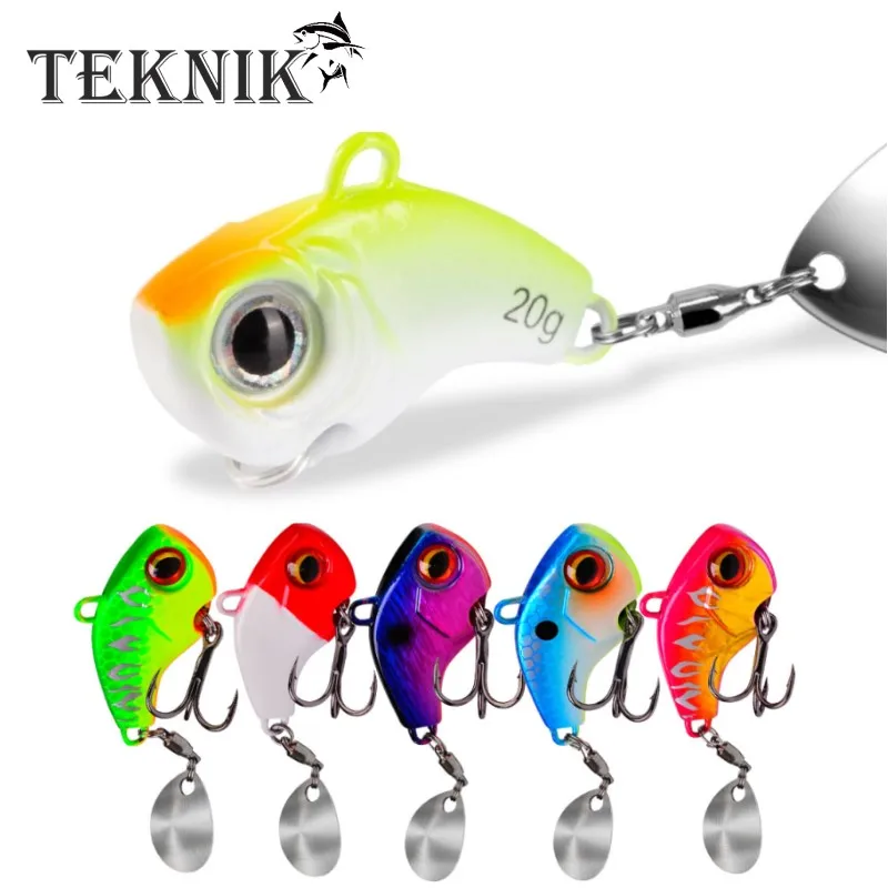 TEKNIK Jig Casting Fishing Lure Bait with Sequins Rotating Vibration VIB Sinking Lure 5g/10g/15g/20g Artificial Bait BKB Hook
TEKNIK Jig Casting Fishing Lure Bait with Sequins Rotating Vibration VIB Sinking Lure 5g/10g/15g/20g Artificial Bait BKB Hook