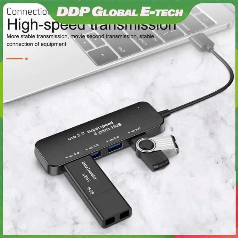 More Stable Transmission 4-port Usb 3.0 Hub Each Functional Interface Has An Independent Chip High Speed Data Line Converter
More Stable Transmission 4-port Usb 3.0 Hub Each Functional Interface Has An Independent Chip High Speed Data Line Converter