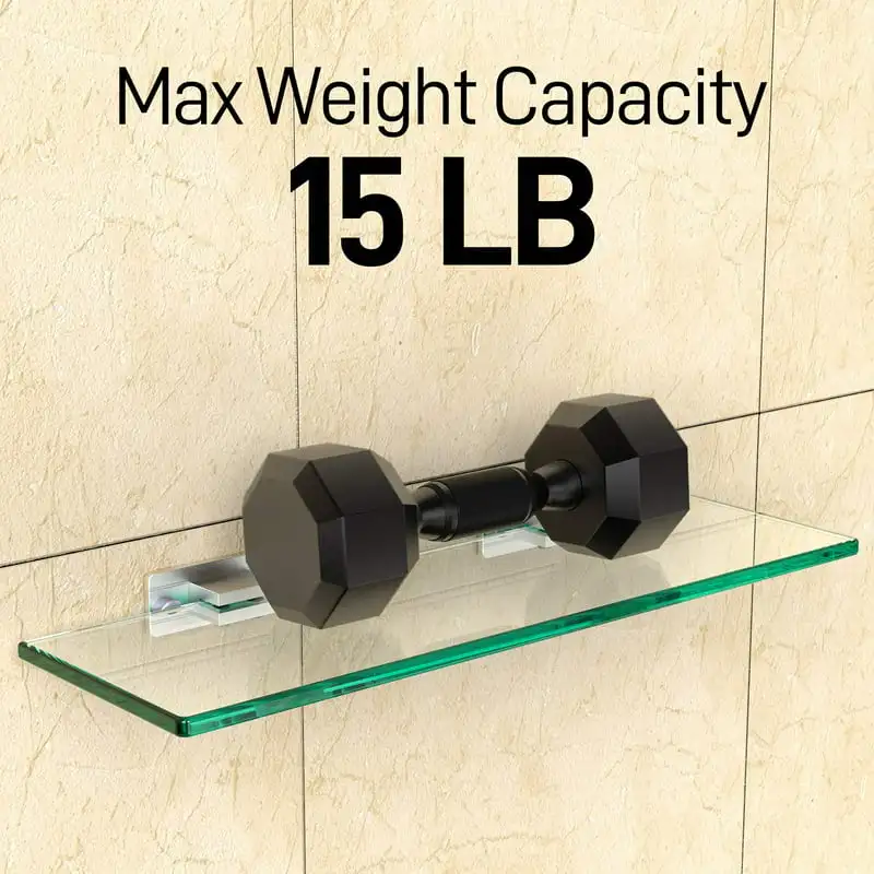 W Chic Rectangular 14.9" x 4.7" Adhesive Glass Shelf Wall Caddy, Perfect for Easily Add Storage to Your Shower.
W Chic Rectangular 14.9" x 4.7" Adhesive Glass Shelf Wall Caddy, Perfect for Easily Add Storage to Your Shower.