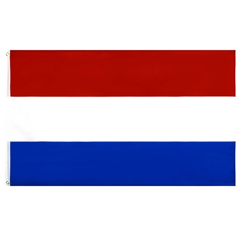 

Polyester Netherlands Dutch Flag 3x5ft Outdoor Double Sided Heavy Duty Holland National Country Flags with Sewn Striped