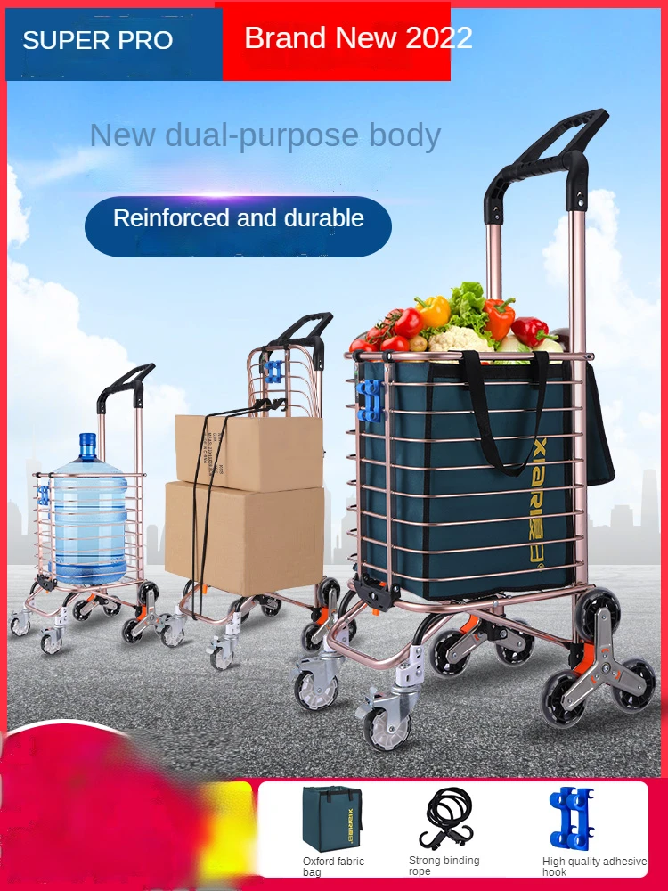 Folding Grocery Utility Climb Stair Cart with Rolling Swivel Wheels and Waterproof Removable Canvas Bag Portable Shopping Dolly
Folding Grocery Utility Climb Stair Cart with Rolling Swivel Wheels and Waterproof Removable Canvas Bag Portable Shopping Dolly