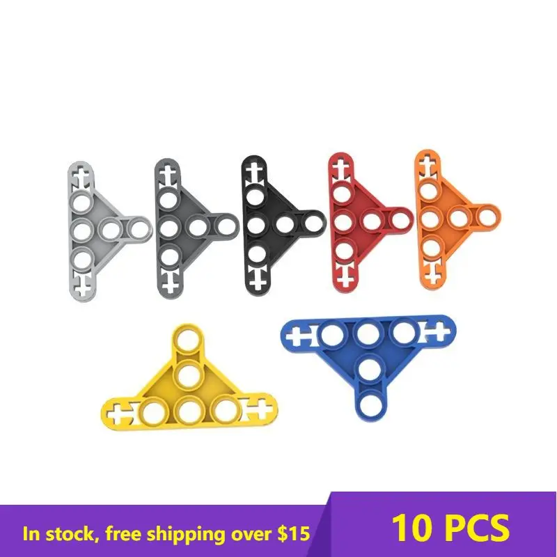 

10PCS MOC Bricks 99773 2905 3X5 Triangle Arm (Thin) Building Block Parts Technial Bricks Kids Brain Games DIY Toys Best Gifts