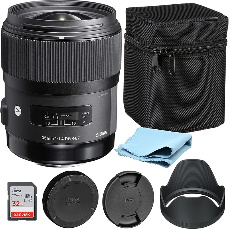 Sigma 35mm F1.4 DG HSM Art Lens Full Frame 35mm F1.4 Prime Lens For Canon Mount or Nikon Mount or E Mount Sony
Sigma 35mm F1.4 DG HSM Art Lens Full Frame 35mm F1.4 Prime Lens For Canon Mount or Nikon Mount or E Mount Sony