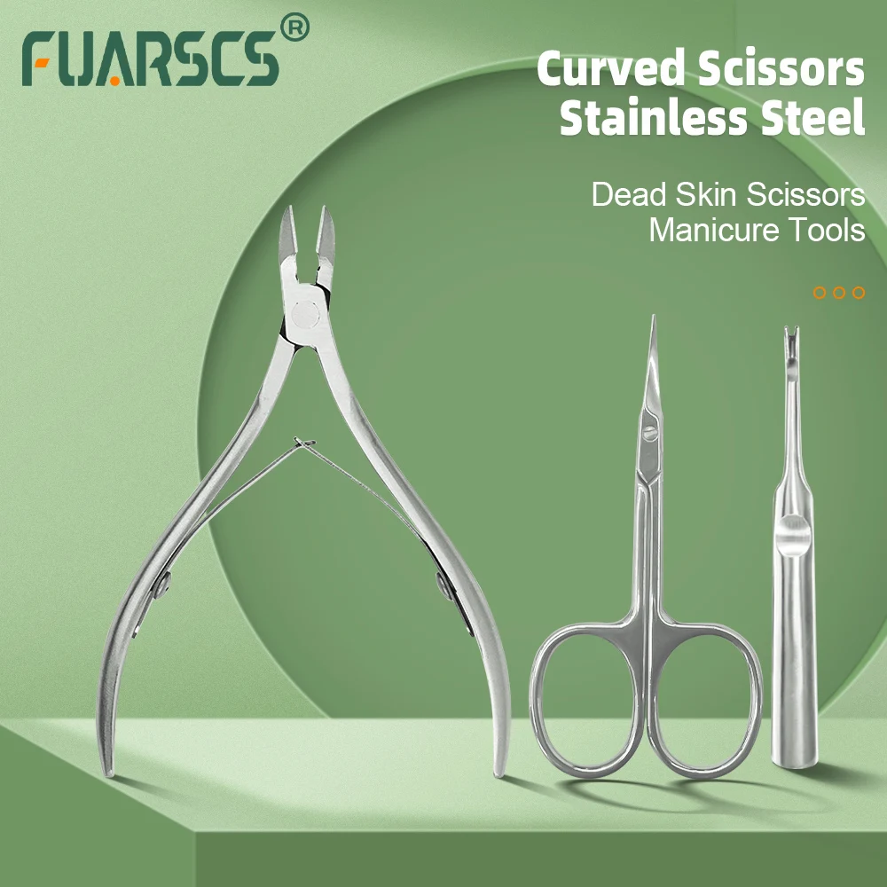 Cuticle Nippers Scissors Nail Clipper Stainless Steel Manicure Scissors Dead Skin Remover Stratum Corneum Cutter Manicure Tool
Cuticle Nippers Scissors Nail Clipper Stainless Steel Manicure Scissors Dead Skin Remover Stratum Corneum Cutter Manicure Tool