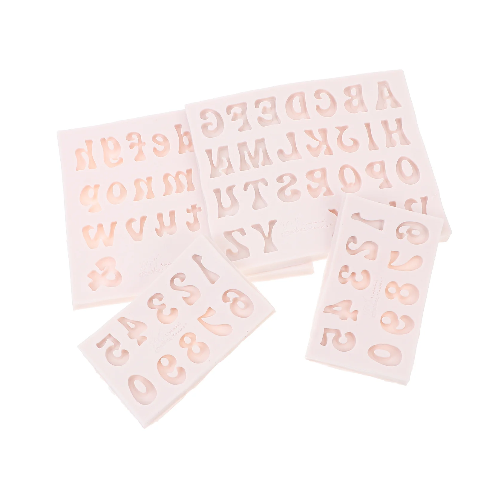 4pcs Silicone Chocolate Molds Letter Alphabet Candy Tray Mold Cake Pan for DIY Crayon Cake Decorating
4pcs Silicone Chocolate Molds Letter Alphabet Candy Tray Mold Cake Pan for DIY Crayon Cake Decorating