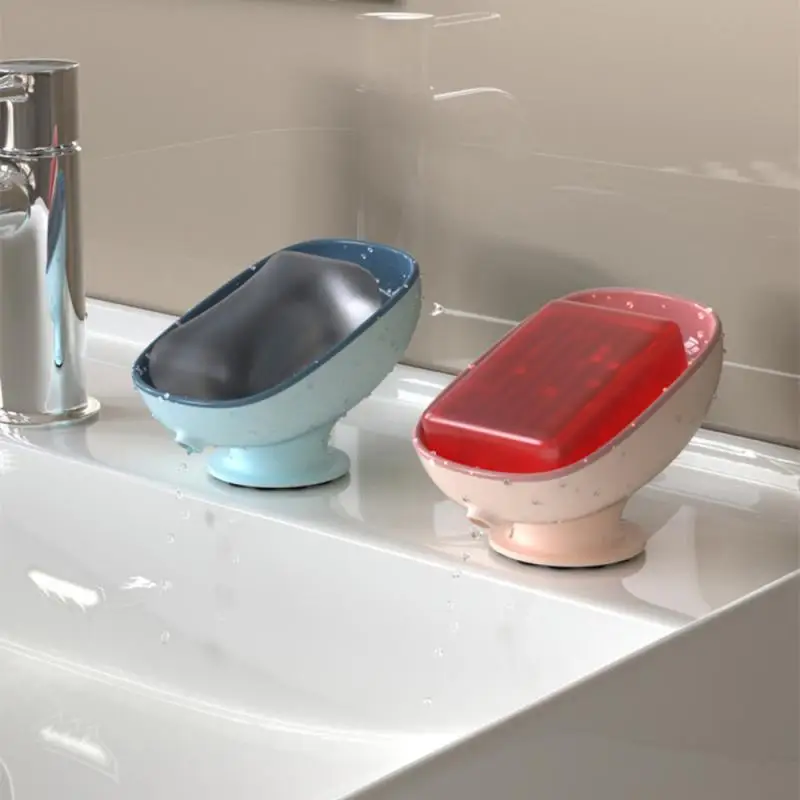 Leaf Shape Soap Box Drain Soap Holder Box Super Suction Cup Soap Dish With Drain Water For Bathroom Soap Holder Bathroom Gadge
Leaf Shape Soap Box Drain Soap Holder Box Super Suction Cup Soap Dish With Drain Water For Bathroom Soap Holder Bathroom Gadge