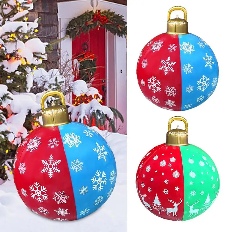 New 60CM Outdoor Christmas Inflatable Decorated Ball Made PVC Giant Big Large Balls Tree Decorations Outdoor Decoration Toy Ball
New 60CM Outdoor Christmas Inflatable Decorated Ball Made PVC Giant Big Large Balls Tree Decorations Outdoor Decoration Toy Ball