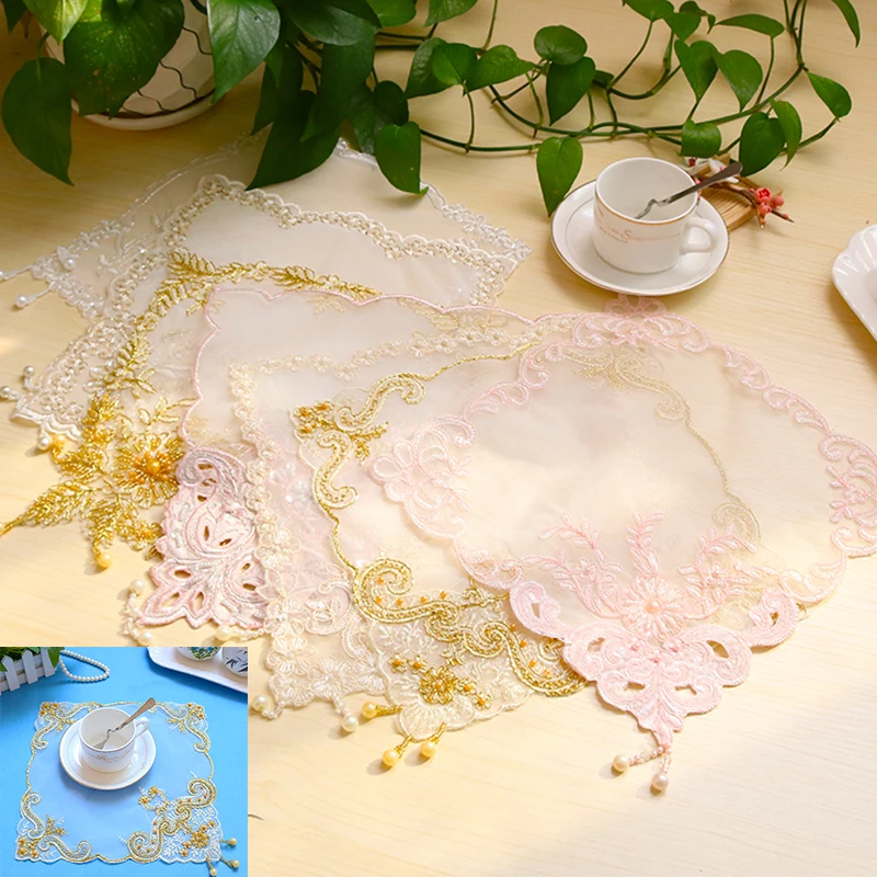 Modern Pink Satin Square Tablecloth Mat Embroidery Lace Kitchen Tea Coffee Table Cover Cloth Christmas Party Home Wedding Decor
Modern Pink Satin Square Tablecloth Mat Embroidery Lace Kitchen Tea Coffee Table Cover Cloth Christmas Party Home Wedding Decor