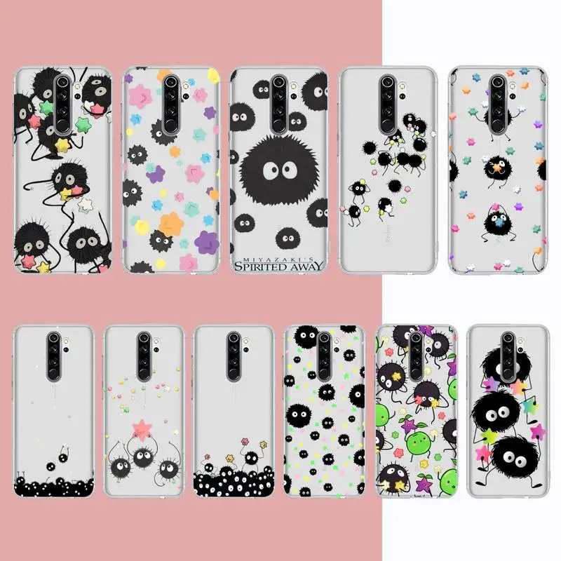 Studio Ghibli Spirited Away Soot Totoro Phone Case for Samsung A51 A52 A71 A12 for Redmi 7 9 9A for Huawei Honor8X 10i Clear
Studio Ghibli Spirited Away Soot Totoro Phone Case for Samsung A51 A52 A71 A12 for Redmi 7 9 9A for Huawei Honor8X 10i Clear