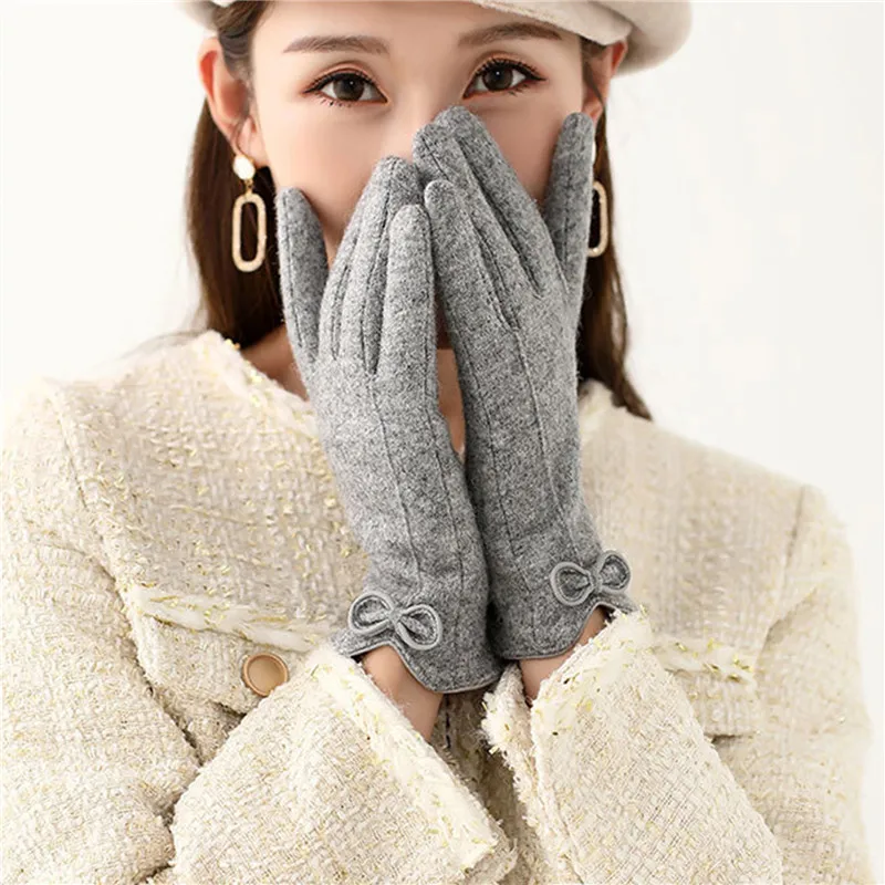Winter Women Knited Warm Leather Bow Driving Mitten Female Plus Plush Thick Sport Cycling Glove
Winter Women Knited Warm Leather Bow Driving Mitten Female Plus Plush Thick Sport Cycling Glove