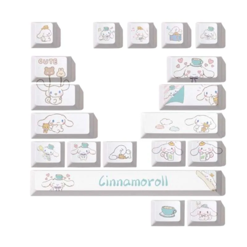 Клавиатура Sanrio Cinnamoroll Kawaii креативная механическая клавиатура сделай сам