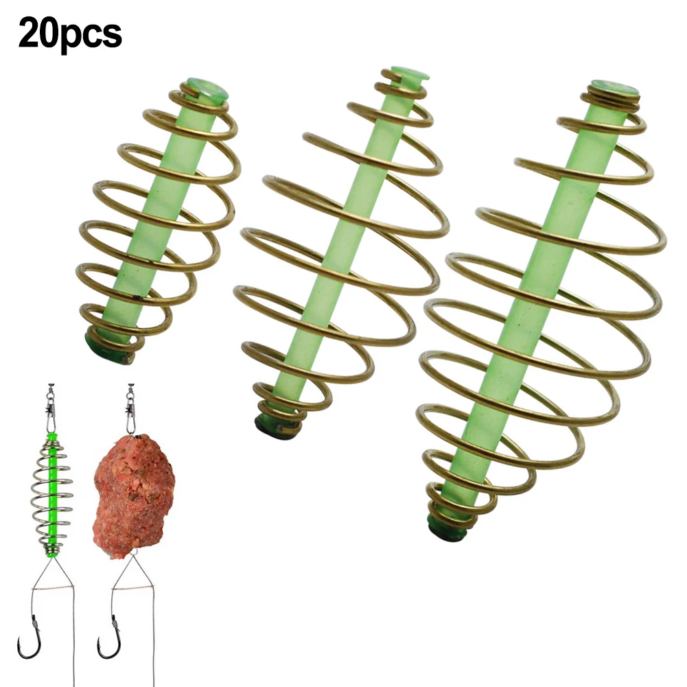 20Pcs Carp Fishing Spring Feeder Fishing Bait Cage Spring Lure Inline Hanging Innovative Cage Feeder Outdoor Fishing Accessories
20Pcs Carp Fishing Spring Feeder Fishing Bait Cage Spring Lure Inline Hanging Innovative Cage Feeder Outdoor Fishing Accessories