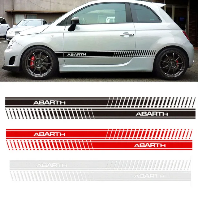 2 шт. для FIAT 500 dd9390автомобильный Стайлинг Abarth наклейка на боковую юбку гоночная полоса Наклейка на тело s
2 шт. для FIAT 500 dd9390автомобильный Стайлинг Abarth наклейка на боковую юбку гоночная полоса Наклейка на тело s
