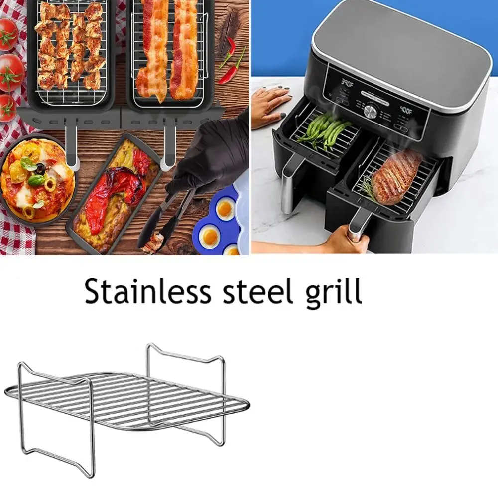 Hot Sale Air Fryer Holder Kitchen Supplies Baking Accessories Toast Rack Grill Holder Roasting Rack Stainless Steel
Hot Sale Air Fryer Holder Kitchen Supplies Baking Accessories Toast Rack Grill Holder Roasting Rack Stainless Steel