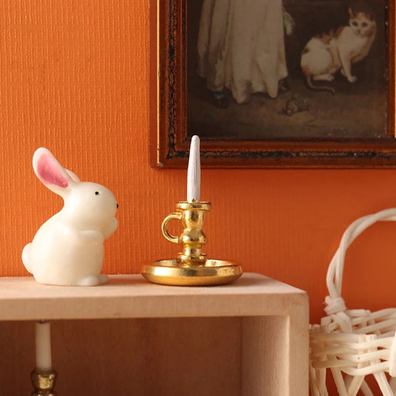 Dollhouse Candle Holder Cute 1:12 Dollhouse Miniature Furniture Toys Candle Holder Candlesticks Model Pretend Play House Toys
Dollhouse Candle Holder Cute 1:12 Dollhouse Miniature Furniture Toys Candle Holder Candlesticks Model Pretend Play House Toys
