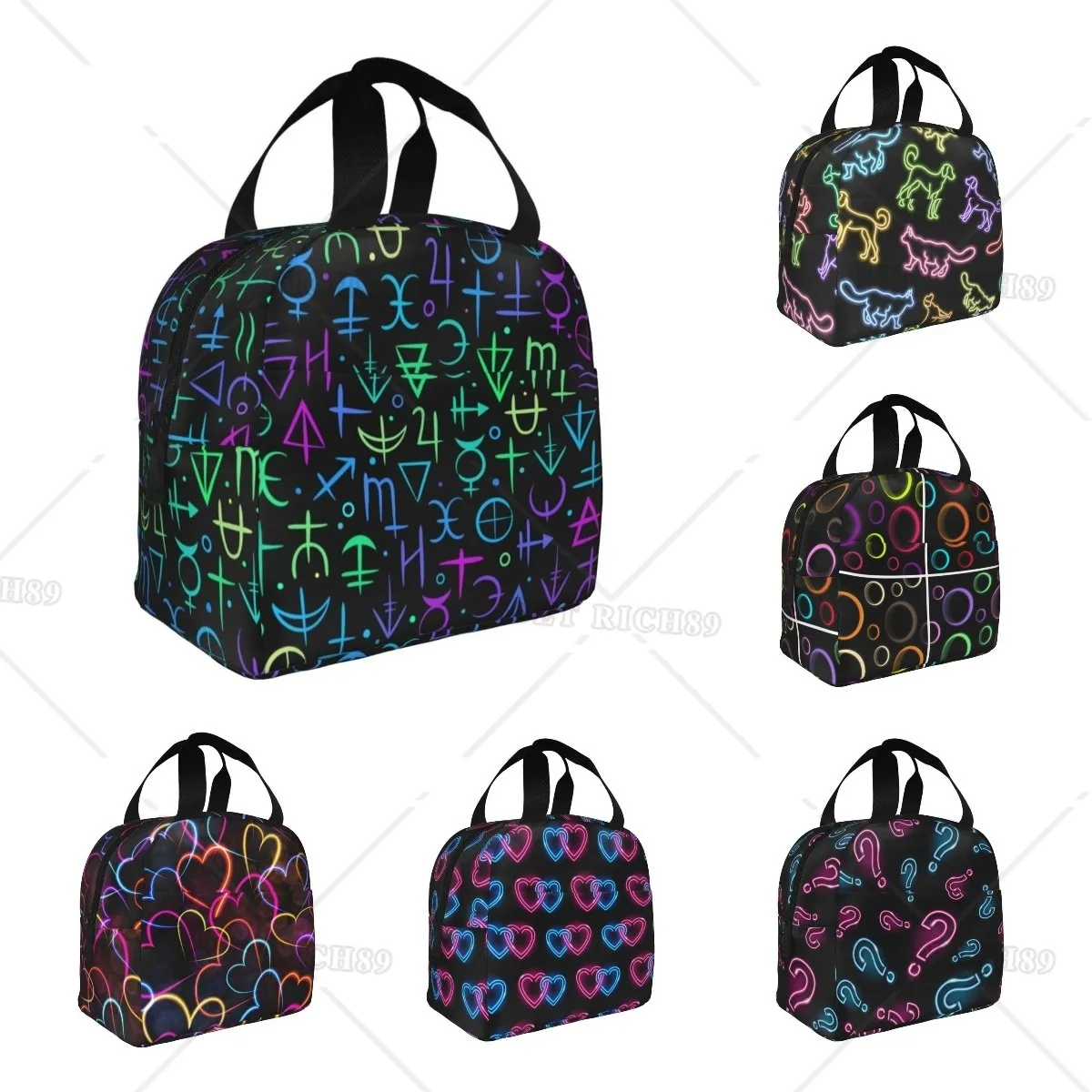 Neon Sign Pattern Lunch Bag Reusable Lunch Box Women Men, Cooler Lunch Boxes Waterproof Lunch Tote for Picnic Office Work
Neon Sign Pattern Lunch Bag Reusable Lunch Box Women Men, Cooler Lunch Boxes Waterproof Lunch Tote for Picnic Office Work