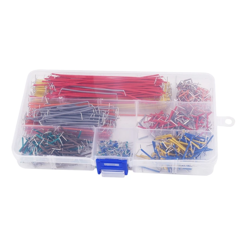 840 Piece Breadboard Jumper Cable Kit, 14 Lengths For Breadboard Prototype Soldering Flex Circuits
840 Piece Breadboard Jumper Cable Kit, 14 Lengths For Breadboard Prototype Soldering Flex Circuits