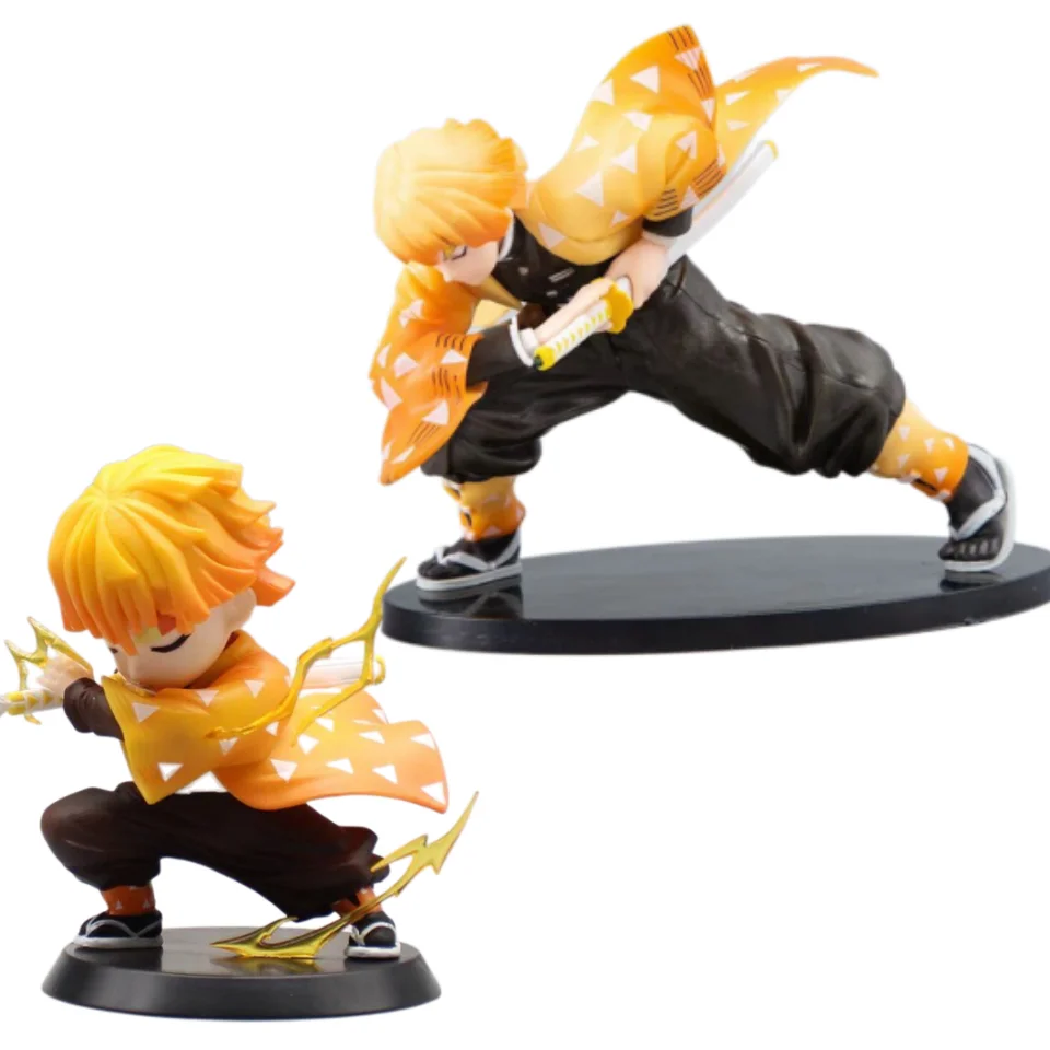 Anime Kimetsu no Yaiba Figure Agatsuma Zenitsu Figurine Tanjirou Nezuko Demon Slayer action figure model toys doll gift 15cm
Anime Kimetsu no Yaiba Figure Agatsuma Zenitsu Figurine Tanjirou Nezuko Demon Slayer action figure model toys doll gift 15cm