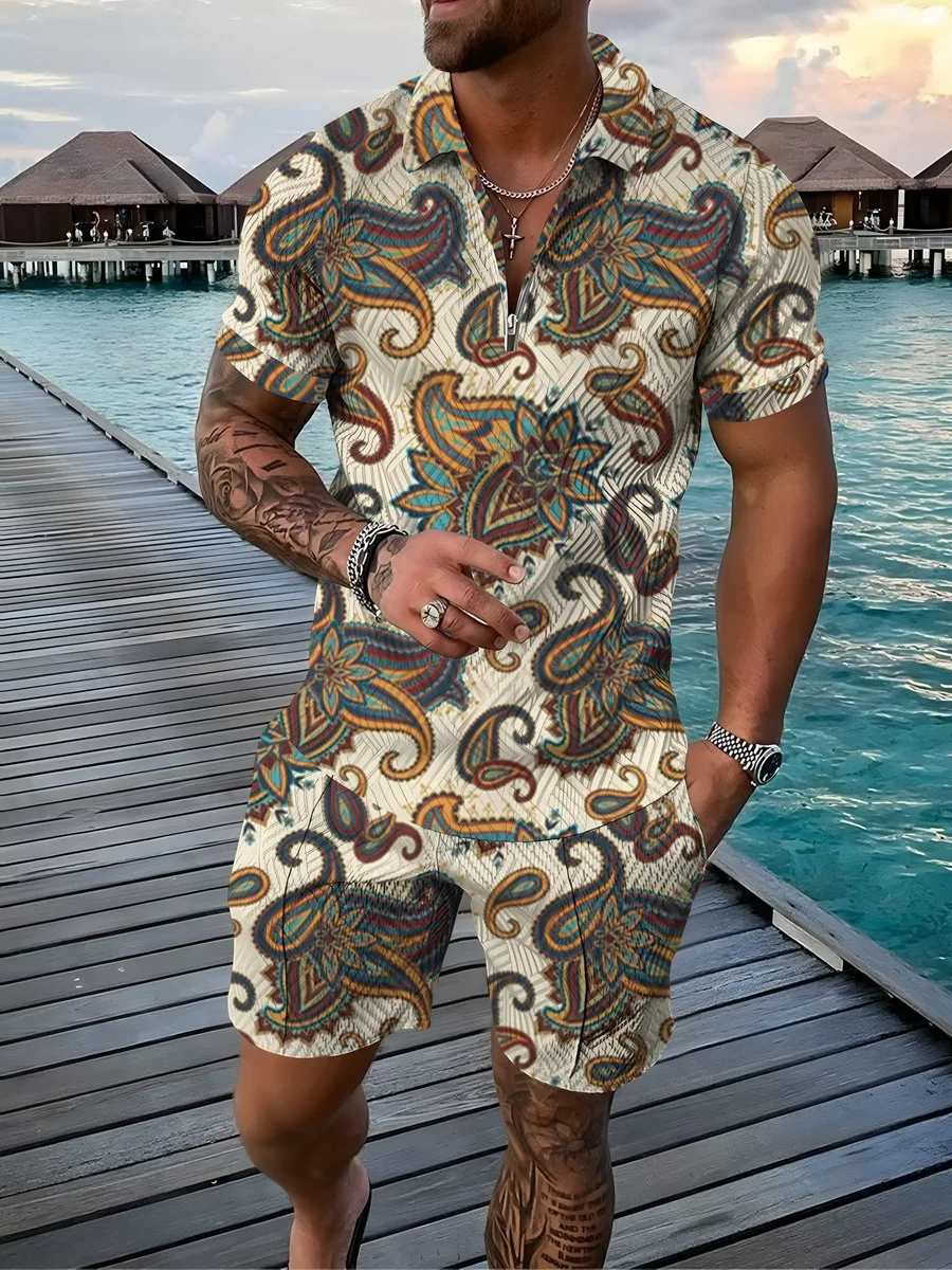 Men's Tracksuit Polo Set Casual Summer Short Sleeve Polo Shirt+Shorts Suit 2-Piece Sets Thailand Style Male Clothing Streetwear
Men's Tracksuit Polo Set Casual Summer Short Sleeve Polo Shirt+Shorts Suit 2-Piece Sets Thailand Style Male Clothing Streetwear