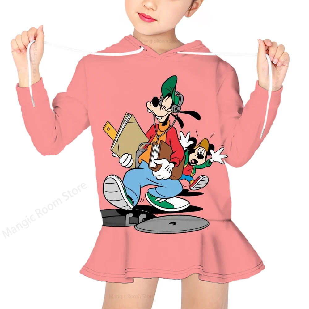 Disney Goofy Anime Cartoon Print Hoodie Long Sleeve Round Neck Sweater Dress Cute Girls Casual Loose Top Dress
Disney Goofy Anime Cartoon Print Hoodie Long Sleeve Round Neck Sweater Dress Cute Girls Casual Loose Top Dress