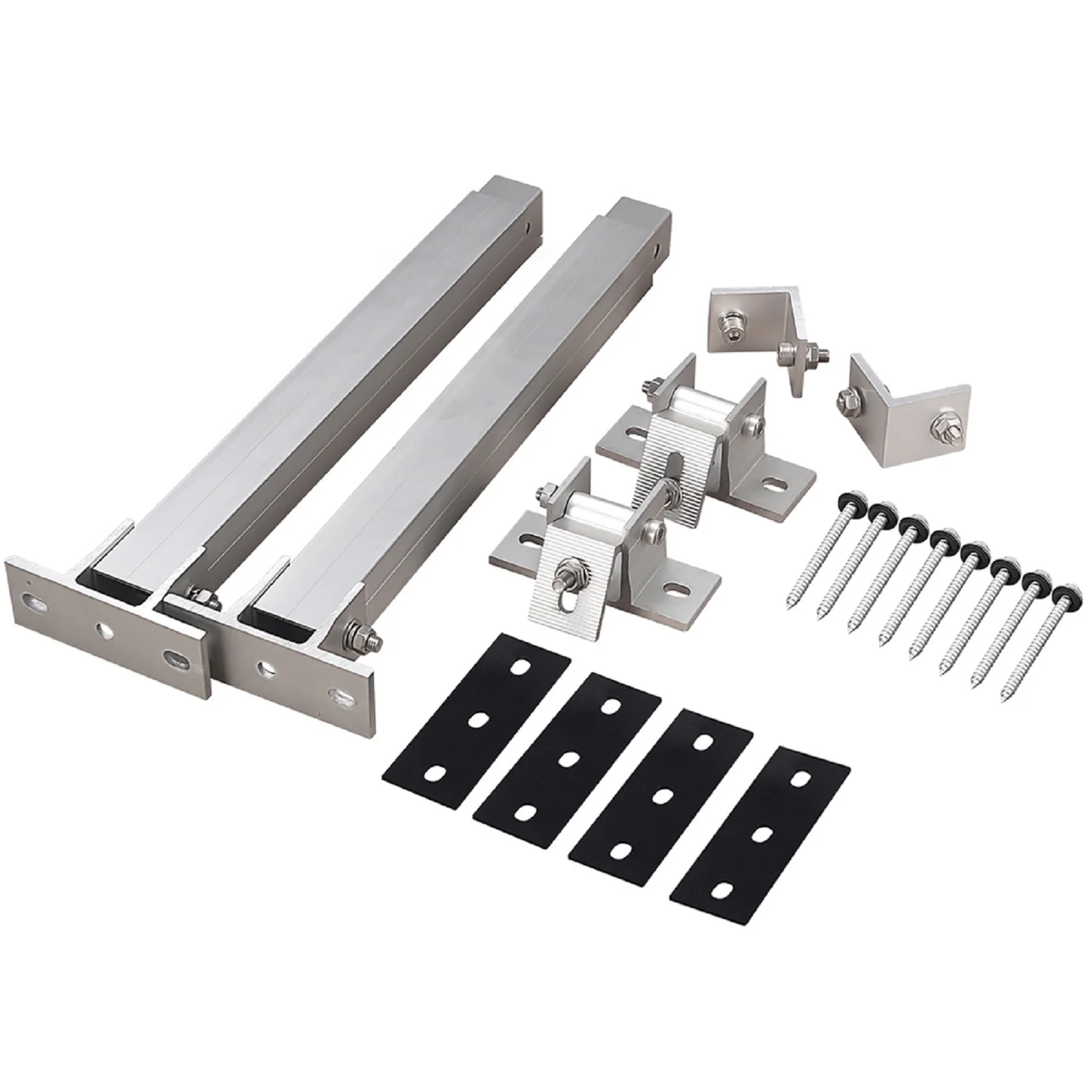 Brand New Short Brackets Photovoltaic Support Adjustable End Clamp Kit Flat Roof Mounting Silver Solar Panel Bracket
Brand New Short Brackets Photovoltaic Support Adjustable End Clamp Kit Flat Roof Mounting Silver Solar Panel Bracket