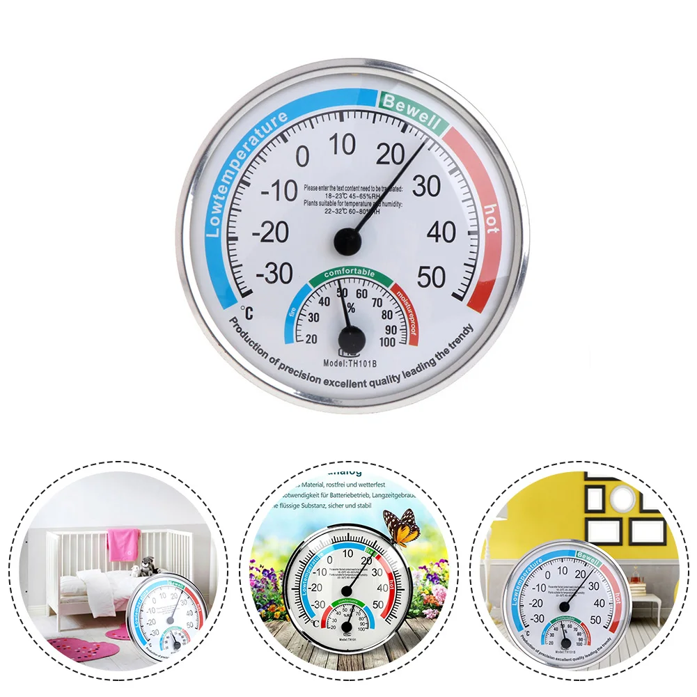 

ABS Thermometer Hygrometer Street Thermometers Outdoor Room Climate Control Thermo-hygrometer Measuring Instruments Tool