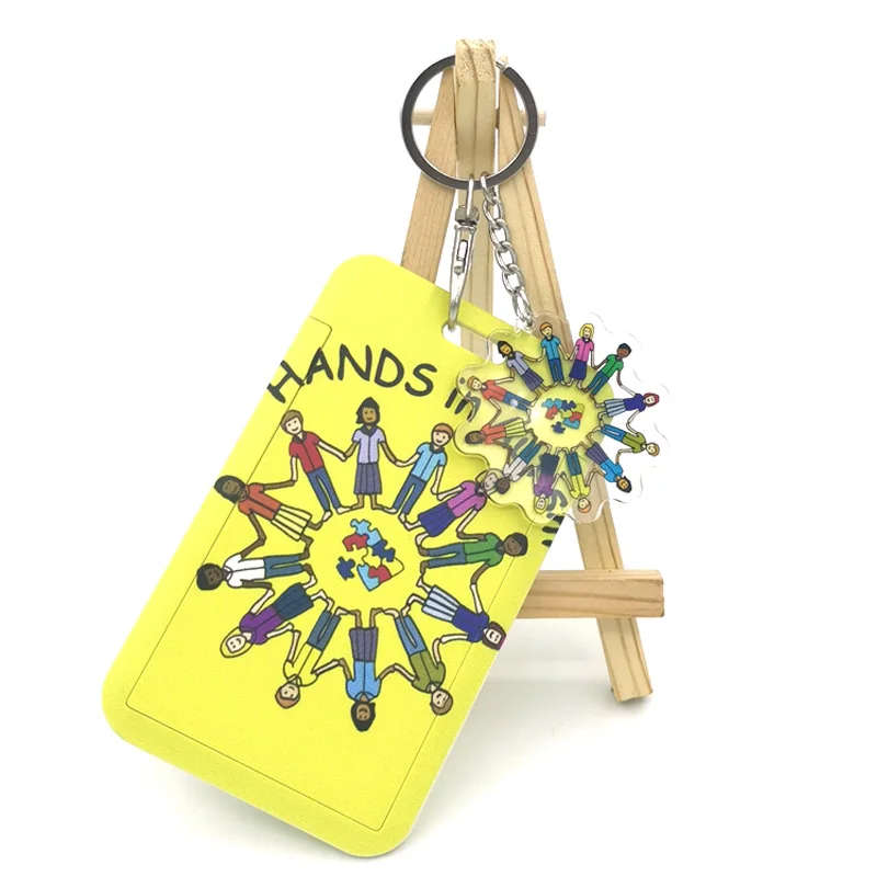 Autism Pattern Men's and women's key chain accessories lovely bag pendant key ring acrylic cartoon
Autism Pattern Men's and women's key chain accessories lovely bag pendant key ring acrylic cartoon