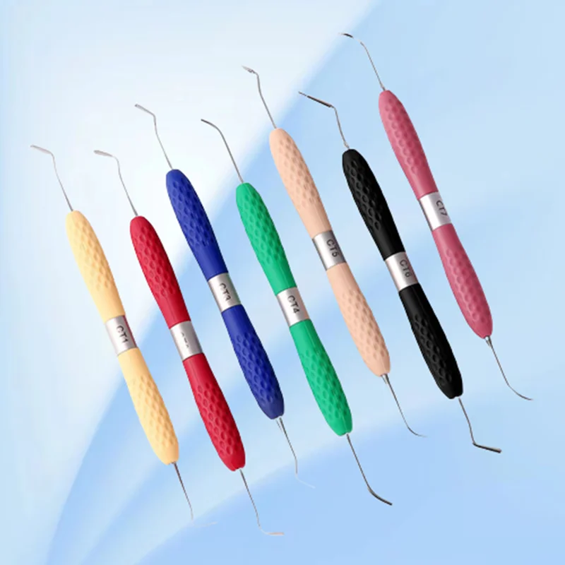 7Pcs Dental Resin Composite Filling Instruments Aesthetic Restoration Filler Kits With Silicone Handle Dentistry Tools
7Pcs Dental Resin Composite Filling Instruments Aesthetic Restoration Filler Kits With Silicone Handle Dentistry Tools