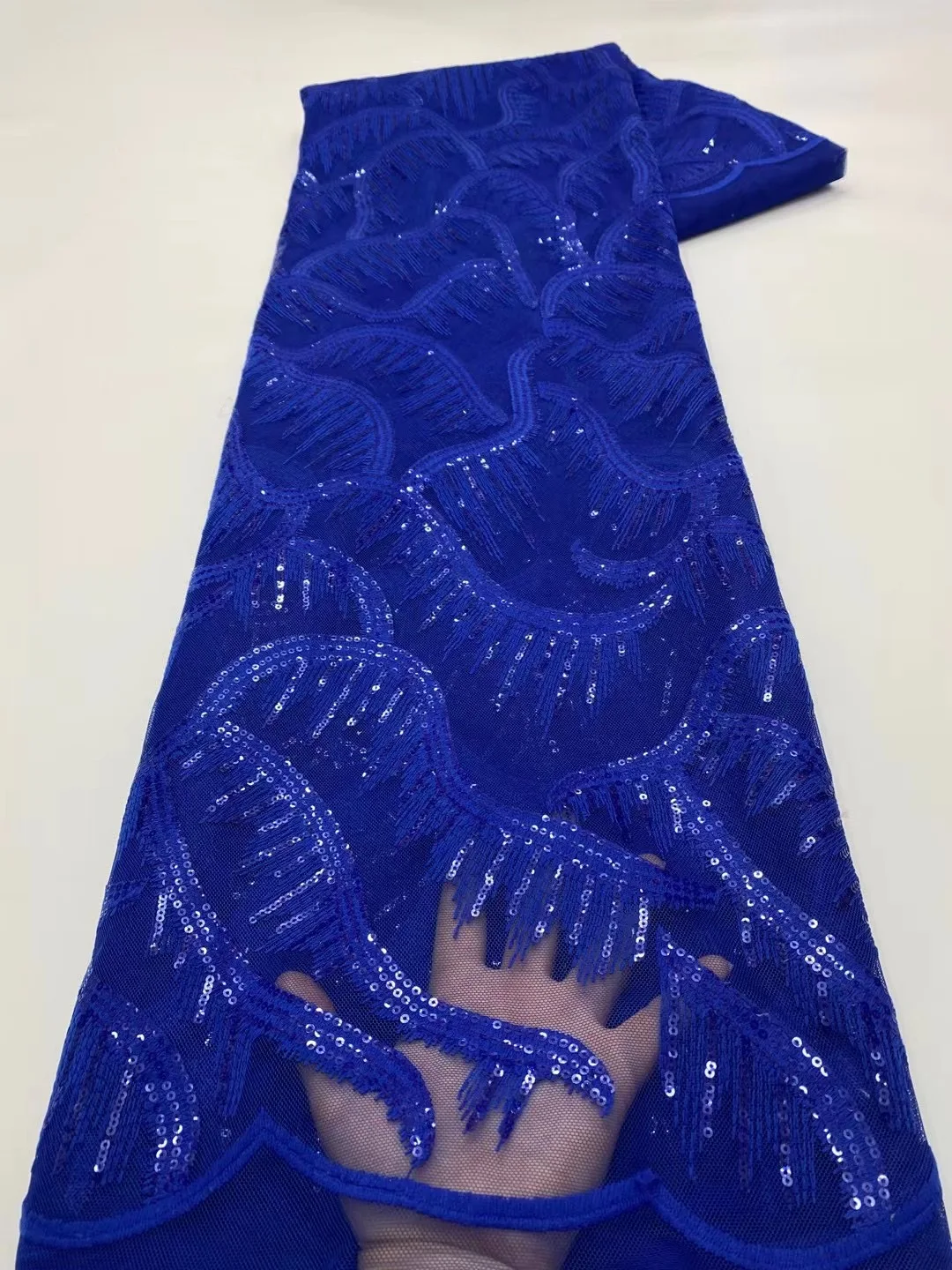 African Mesh Lace Fabric with Sequins 2022 High Quality French Tulle Lace Nigerian Guipure Wedding Dress MX5278
African Mesh Lace Fabric with Sequins 2022 High Quality French Tulle Lace Nigerian Guipure Wedding Dress MX5278