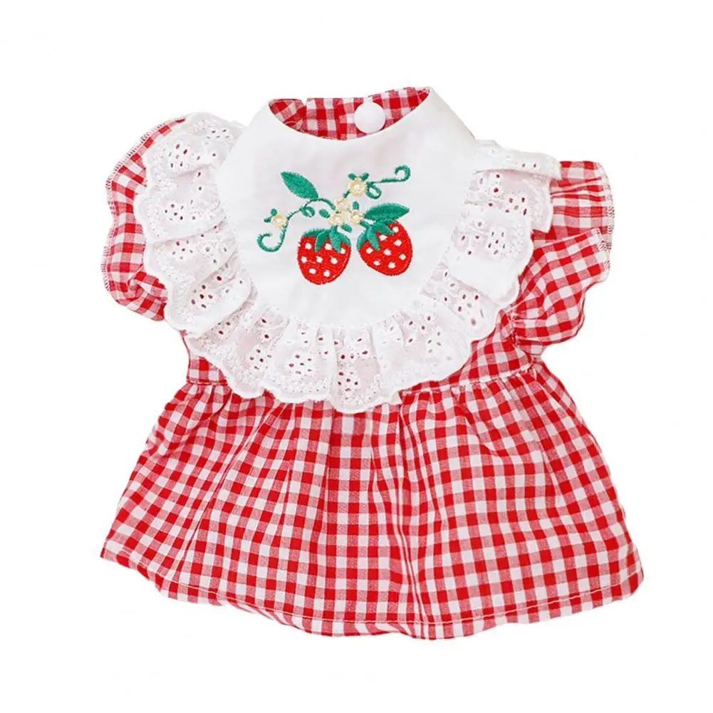2Pcs/Set Small Dogs Cats Dress Clothes Plaid Pattern Flying Sleeves Vest Ruffle Edge Pullover for Spring Summer Clothes
2Pcs/Set Small Dogs Cats Dress Clothes Plaid Pattern Flying Sleeves Vest Ruffle Edge Pullover for Spring Summer Clothes