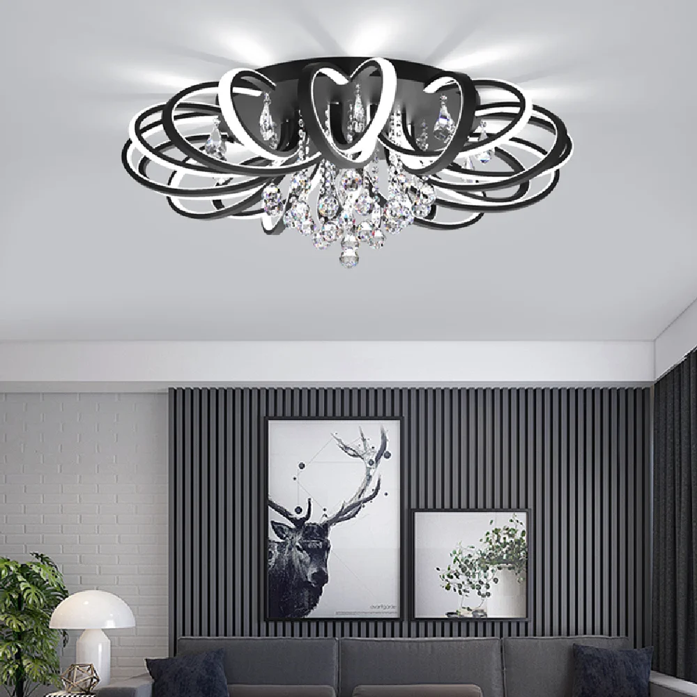 Modern acrylic LED crystal ceiling lamp, suitable for dining room kitchen bedroom living room dining room indoor home lamp
Modern acrylic LED crystal ceiling lamp, suitable for dining room kitchen bedroom living room dining room indoor home lamp