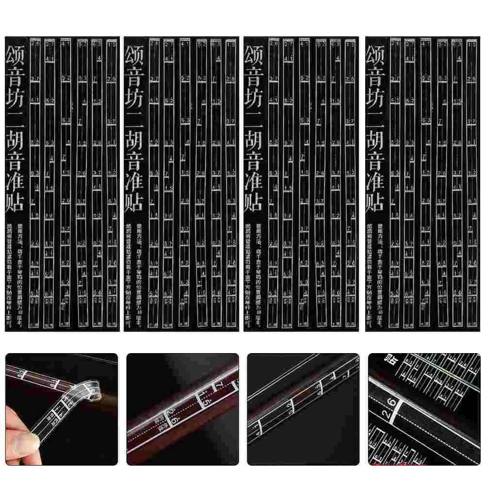 4 Sheets Violin Stickers Erhu Note Map Accessories Guitar Scale Chart Finger Guide Fretboard Sound
4 Sheets Violin Stickers Erhu Note Map Accessories Guitar Scale Chart Finger Guide Fretboard Sound