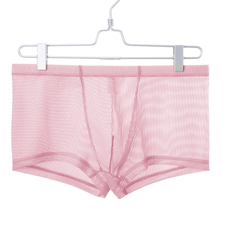 EUR Size Men's Underwear Transparent Boxer Shorts Bulge Pouch Breathable Tempting Underpants Sexy Mid Waist Thin Panties Cuecas
EUR Size Men's Underwear Transparent Boxer Shorts Bulge Pouch Breathable Tempting Underpants Sexy Mid Waist Thin Panties Cuecas