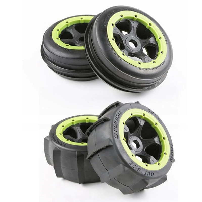 

2Pcs Sand Paddles Desert Wheels Tires For 1/5 Rovan HPI KM Baja 5B SS For 1/5 RC Crawler Buggy Truck