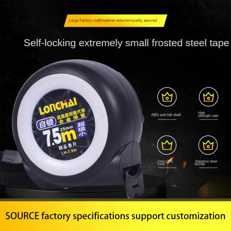 3/5/7.5M Metric Tape Measure Stainless Steel Anti-corrosion Retractable Metric Ruler Hollow Design Woodworking Measuring Tool
3/5/7.5M Metric Tape Measure Stainless Steel Anti-corrosion Retractable Metric Ruler Hollow Design Woodworking Measuring Tool